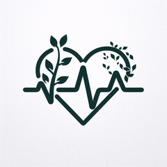 Vegan logo human health healthy lifestyle symbolic illustration vegan depiction vegetarian