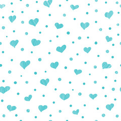 Blue heart vector style pattern, Love symbol icon set, love symbol vector. Isolated, on white background