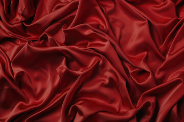 Obraz premium A charmeuse texture background showcases an elegantly smooth and glossy finish, characterized by its luxurious, silky appearance and gentle drape that reflects light beautifully