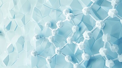 Adrenaline formula on light blue polygonal backdrop with empty space