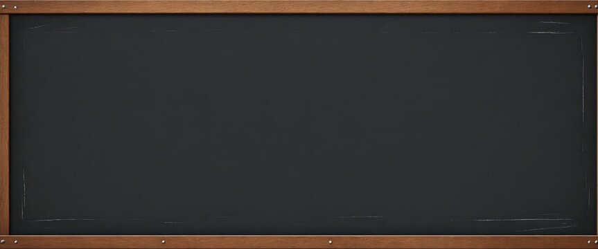 A banner with a vintage chalkboard effect, featuring a central clean rectangle with a subtle drop shadow for easy readability of text. Multiple variations available