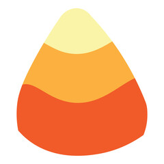 illustration of an orange cone