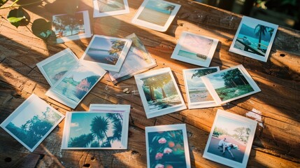 Vacation Memories: A Collection of Instant Photos
