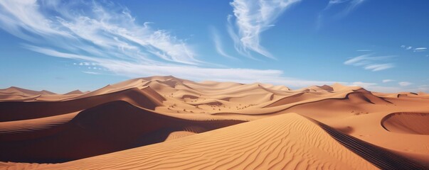 Naklejka premium sand dunes in the desert