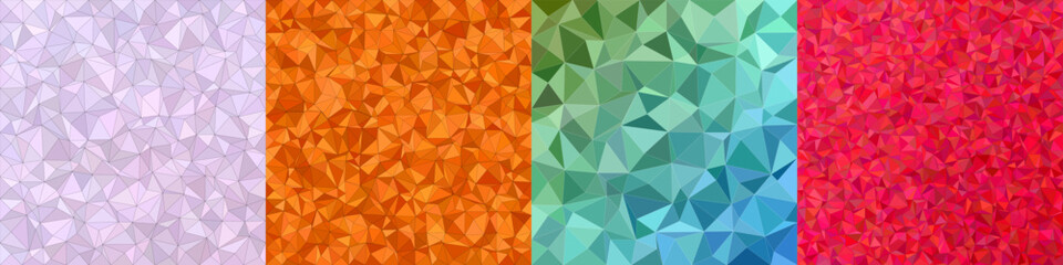 Abstract triangle polygon background collection
