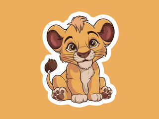 Cute Cow Sitting And Eating Grass Cartoon Vector Icon Illustration Animal Nature Icon Isolated Flat