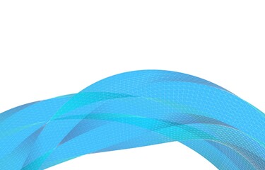 linear view of abstract 3d architecture