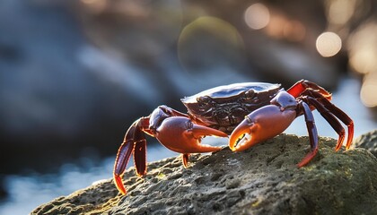 crab on wild nature
