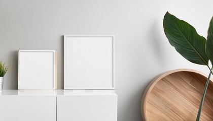 simplistic mockup arrangement for a modern touch