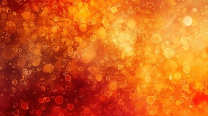 Abstract Orange and Yellow Bokeh Background