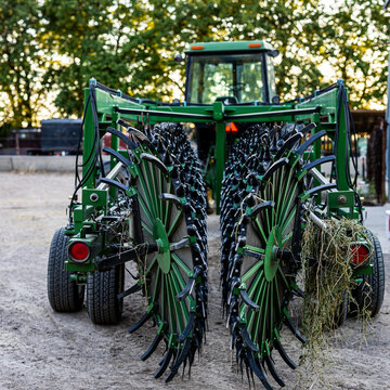 Farm Equipment on Idaho ranch in the summer