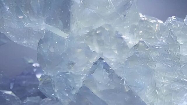 Layers upon layers of translucent crystals meld together in a mesmerizing display of growth and evolution each layer adding to the intricate beauty of the whole.
