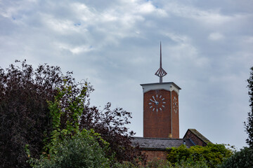 St.Johns Hill and iconic Clock Tower, Shrewsbury