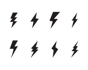 flash thunder power icon, thunderbolt icon set, flash thunder power icon, outline and stroke style for apps and website