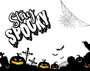 Stay Spooky Halloween Pattern 