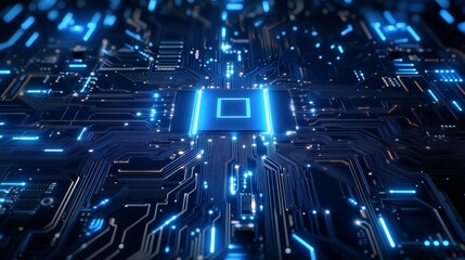 Obraz premium PCB board design background