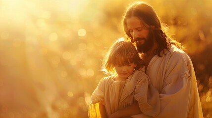 Detailed image of Jesus Christ, symbolizing faith, love, and divinity. Perfect for themes of spirituality, religious devotion, and Christian belief