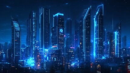 Obraz premium Cityscape concept background
