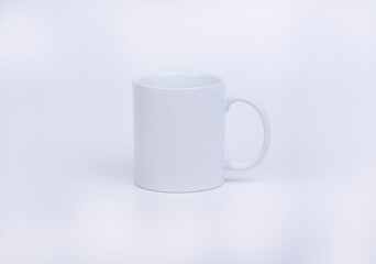 cup on white background