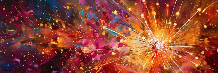 Fototapeta premium Festive Fireworks