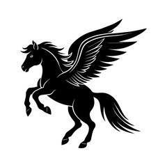 horse silhouette vector