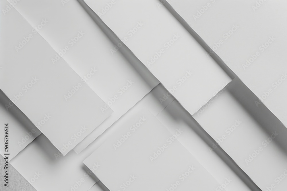 Aufkleber a close-up shot of a pile of white boxes, ideal for use in product photography or as a background el