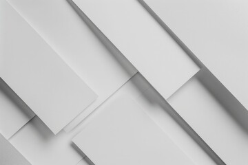 Obraz premium A close-up shot of a pile of white boxes, ideal for use in product photography or as a background element