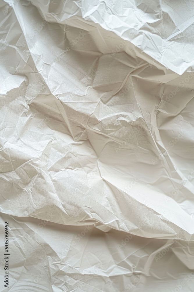 Poster a close-up shot of a white sheet of paper with no text or markings