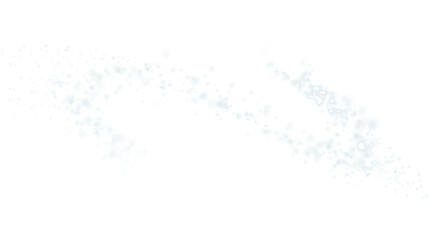 Bright white lights, round in shape and transparent. A cluster of shining holiday lights arranged in a careless line