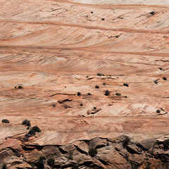 Background texture of sandstone cliffs