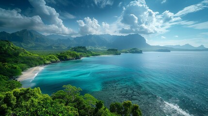Indonesian Coast Landscape