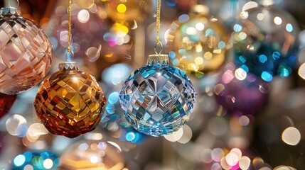 ornaments made of crystal