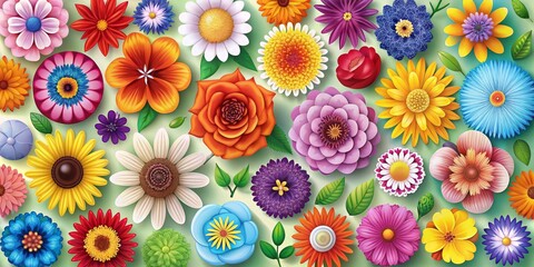 Paper Flower Bouquet - A Colorful Springtime Display, paper flowers, floral art, spring, garden, flower arrangement
