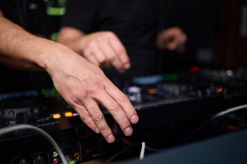 Audio Mixing Console in a Recording Studio with advanced sound production capabilities