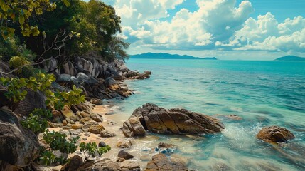  Tropical landscape Koh Samui in Thailand