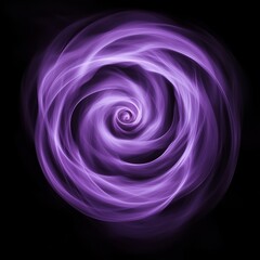 Naklejka premium Purple Swirl Abstract Art