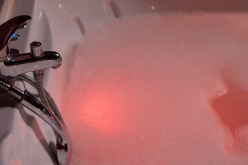Experience Stylish Pink Foam with a Subtle Sparkle Effect for Enhanced Aesthetic Appeal