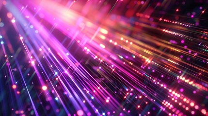 Neon fiber optic lines abstract texture background, abstract speed lines technology background