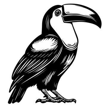 recommend clip art: Hand-Drawn Toucan Vector Illustration