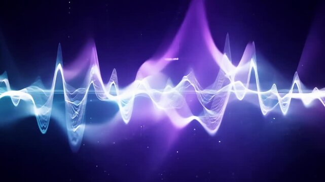 A slow rhythmic pulse of energy reverberates causing an everchanging play of light and shadow across the screen.
