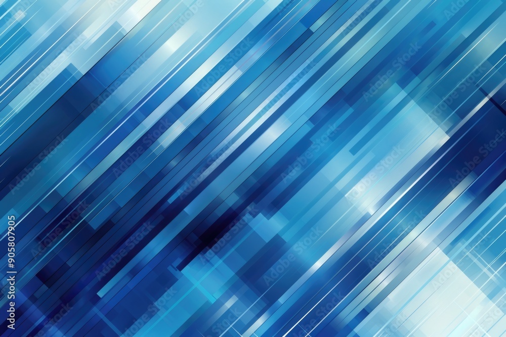 Poster Abstract design featuring blue and white lines on a textured surface, suitable for use in graphic design, visual aids or backgrounds