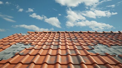 Inspect the roof regularly for signs of damage--style raw