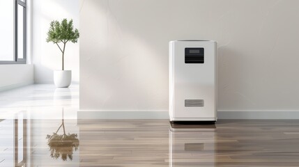 Install a dehumidifier to reduce moisture levels--style raw