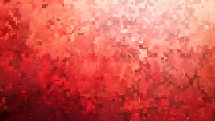 Pixelated Light Red Radiance