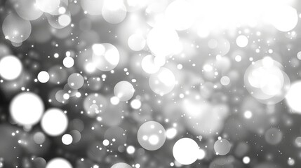 Contemporary White Bokeh Background Design Template for Various Media