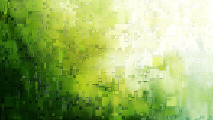 Pixelated Light Green Harmony