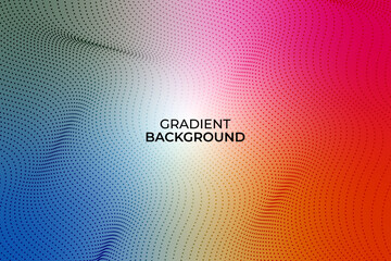  color abstract gradient background halftone