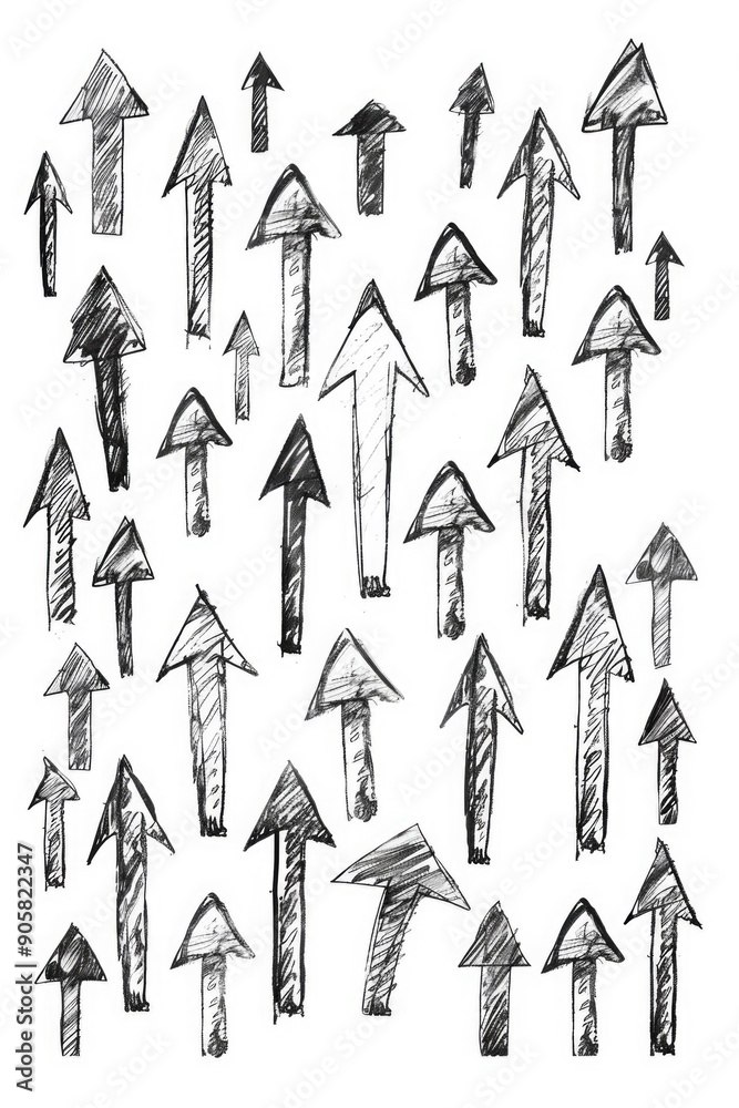 Poster A group of arrows bound together by string or twine