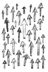 A group of arrows bound together by string or twine