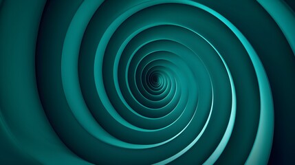 Fototapeta premium Simple teal spiral wallpaper for your phone.